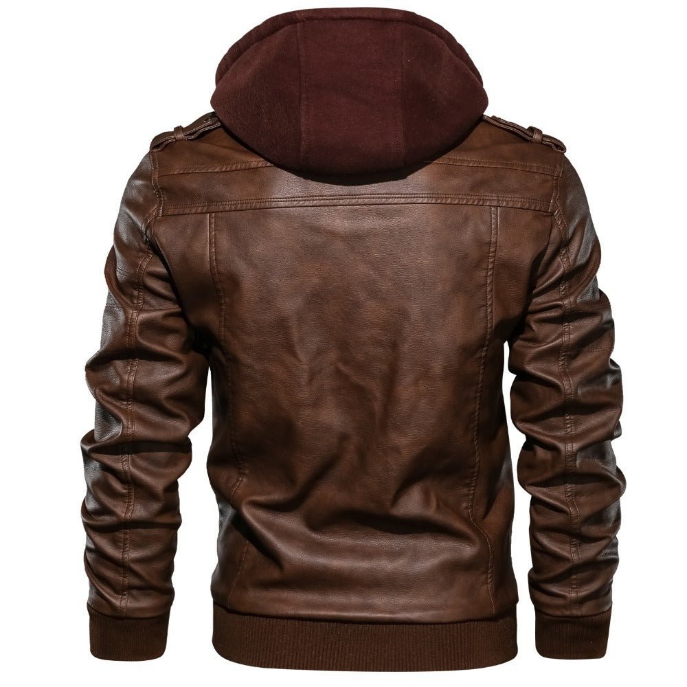 Hommes - Veste de motard à capuche - Matériaux durables - Style décontracté et confort - Moderne Veste tendance