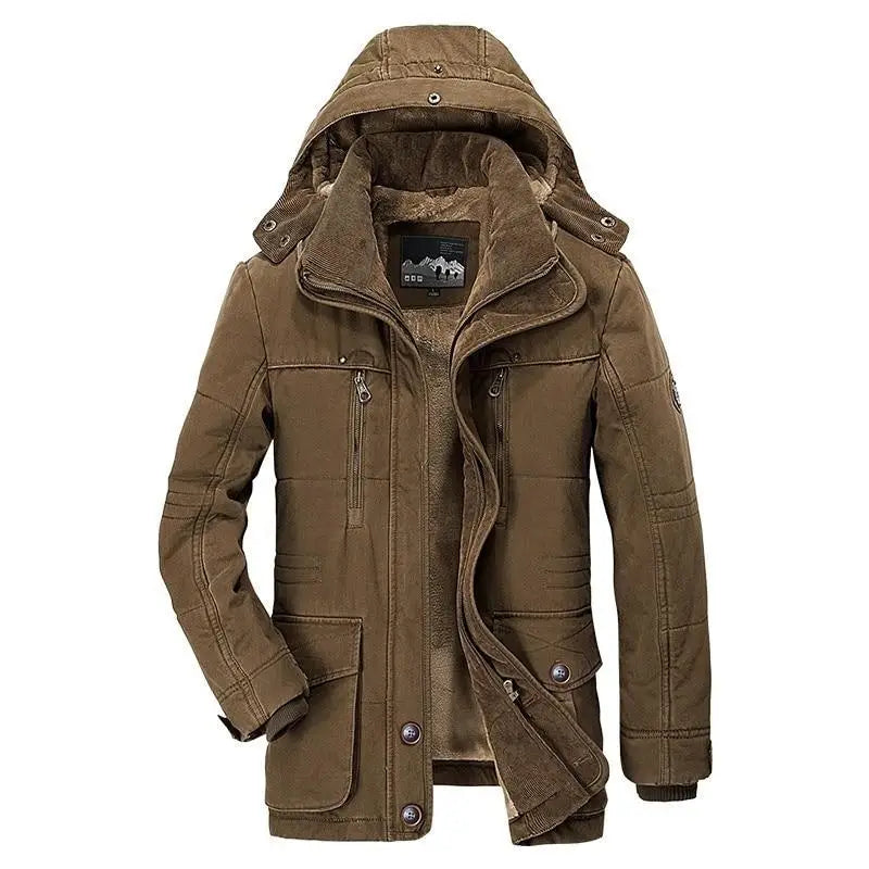 Hommes - Parka d'Hiver - Coton ultra doux - Veste Isolée Élégante - Parfaite pour Temps Froid