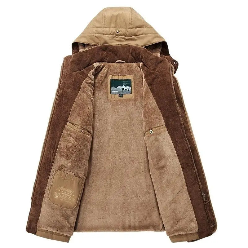 Hommes - Parka d'Hiver - Coton ultra doux - Veste Isolée Élégante - Parfaite pour Temps Froid