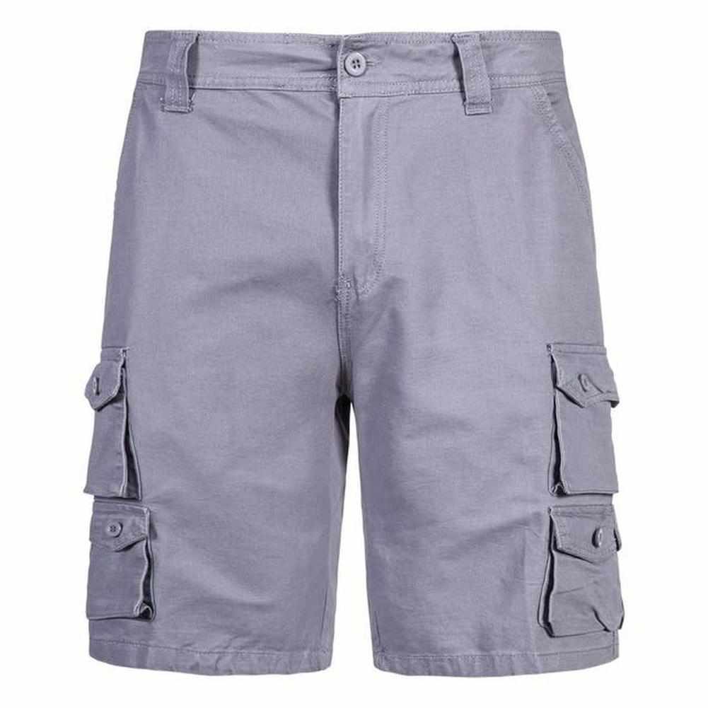 Hommes - Short cargo pour - Polyester Design multi-poches - Confortable style nocturne - Vêtements d'été polyvalents