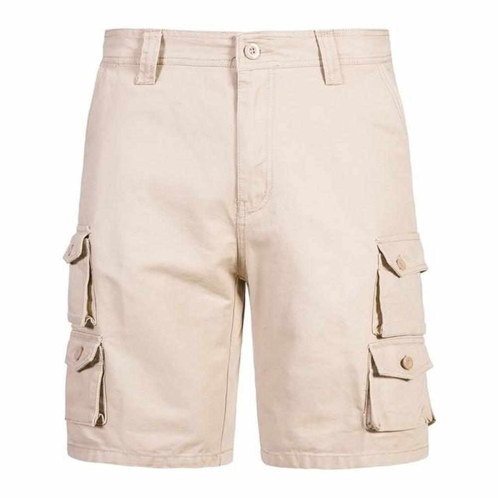 Hommes - Short cargo pour - Polyester Design multi-poches - Confortable style nocturne - Vêtements d'été polyvalents