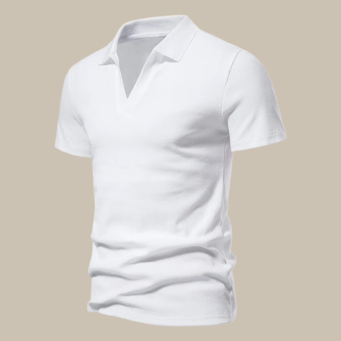 Hommes - Polo à manches courtes - En laine mérinos - Mode printemps élégante