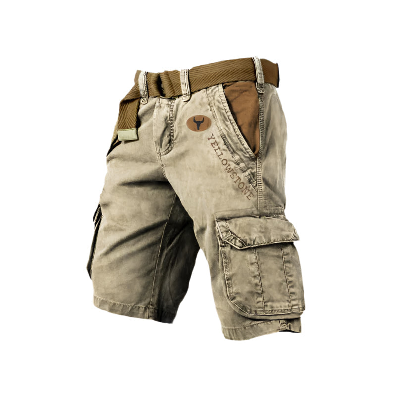 Hommes - Short cargo multifonctionnel - Tissu léger et pratique - Style décontracté