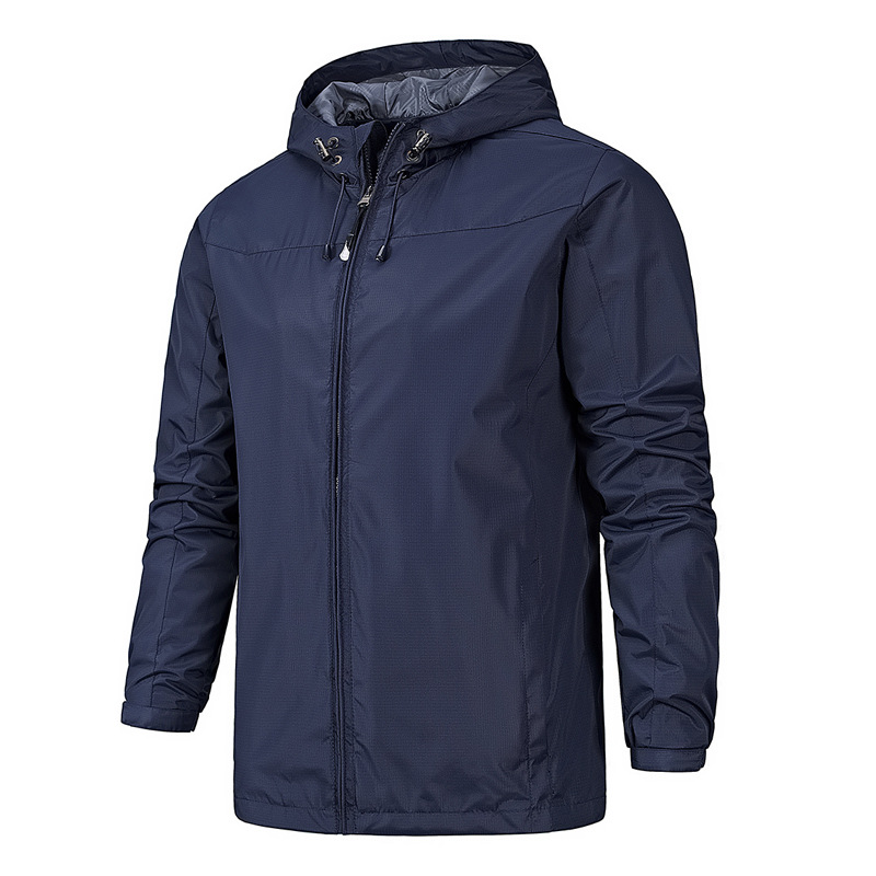 Hommes - Veste de pluie légère et élégante - Matériaux légers - Imperméable - Style intemporel sous la pluie