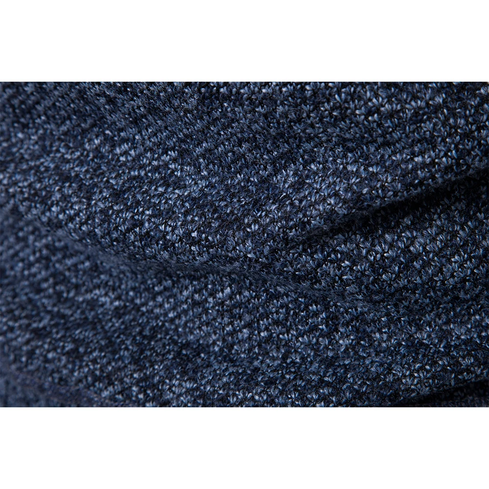 Hommes - Cardigan rayé en maille - Col montant confortable - Vêtement tendance pour un style décontracté