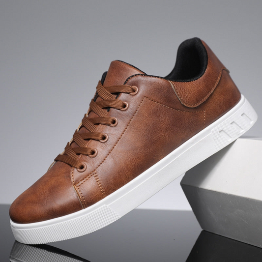 Hommes - Baskets élégantes - Cuir - Design tendance et confort optimal - Idéales pour un look décontracté