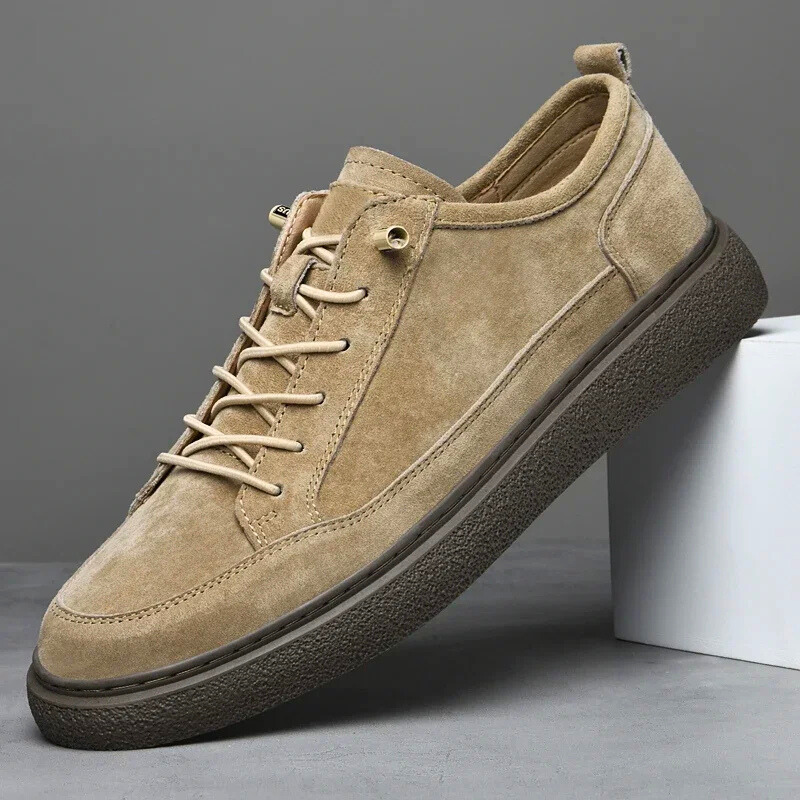 Hommes - Baskets en daim - Cuir - Chaussures décontractées élégantes et confortables pour un style raffiné