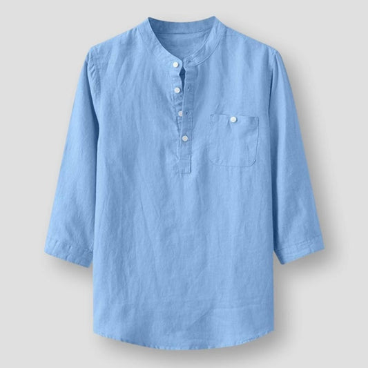 Homme - Chemise - Coton-Lin Légère et respirante - Parfaite pour l'été