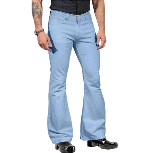 Homme - Pantalon de frappe rétro - Coton - Confortable et stylé - Idéal pour un look décontracté
