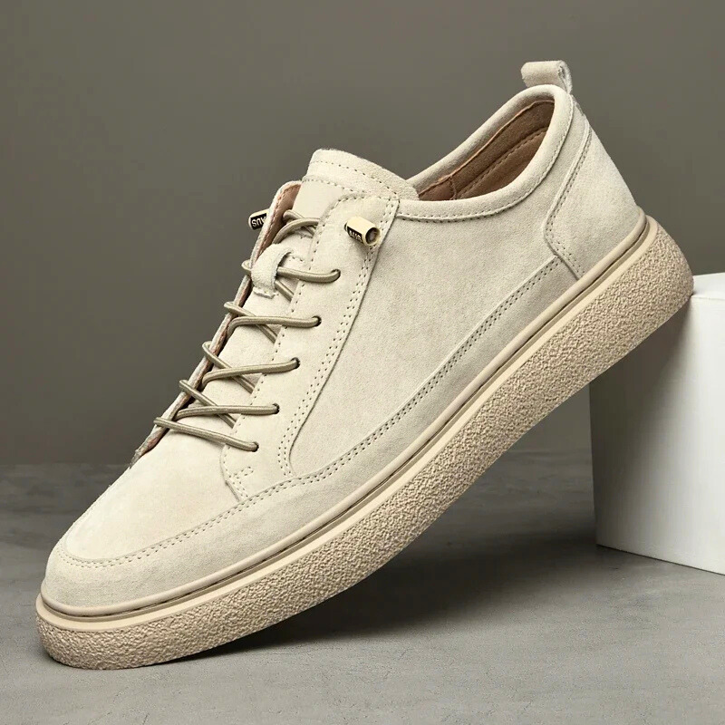 Hommes - Baskets en daim - Cuir - Chaussures décontractées élégantes et confortables pour un style raffiné