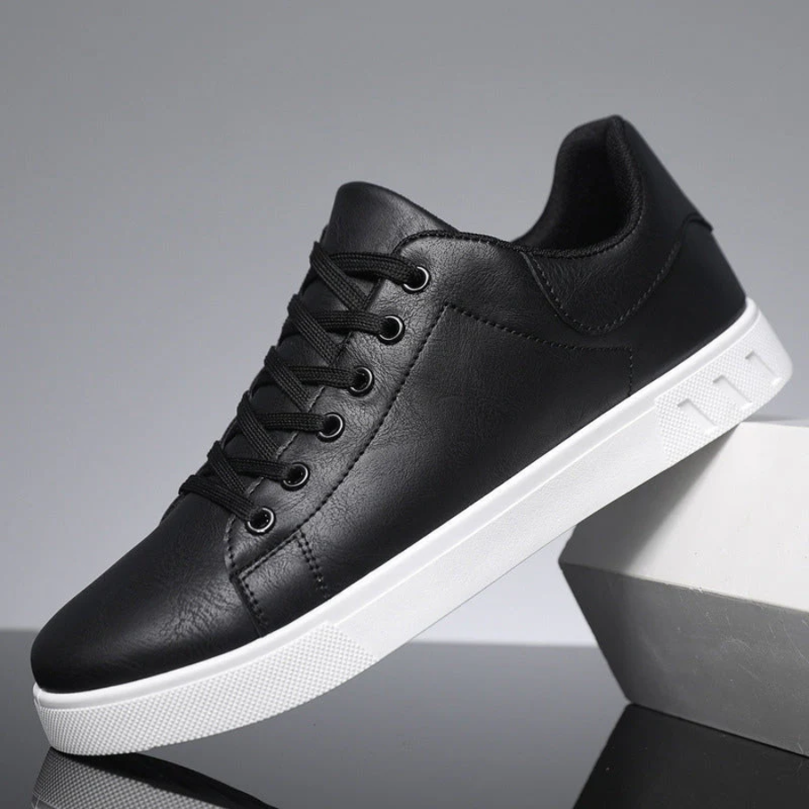 Hommes - Baskets élégantes - Cuir - Design tendance et confort optimal - Idéales pour un look décontracté