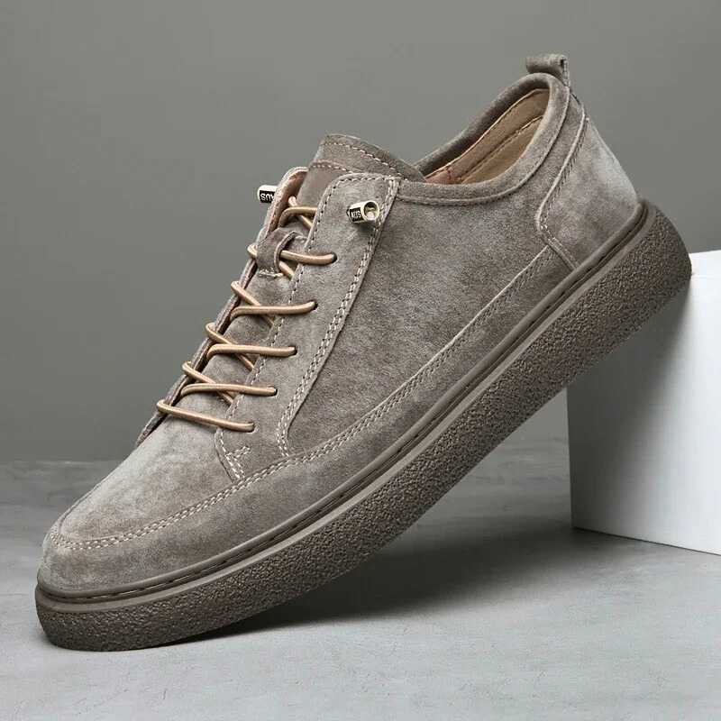 Hommes - Baskets en daim - Cuir - Chaussures décontractées élégantes et confortables pour un style raffiné