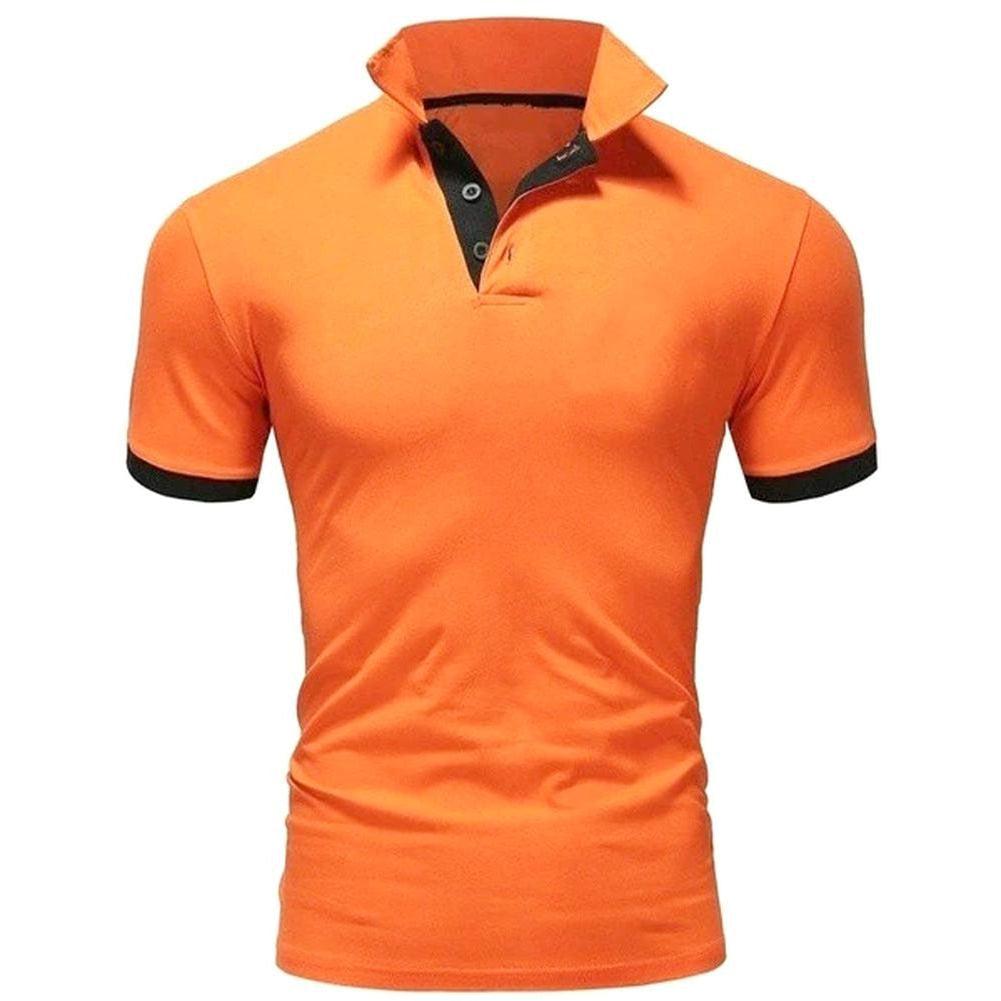 Hommes - Polo - Mélange de coton confortable - Tenue décontractée élégante pour toutes les occasions