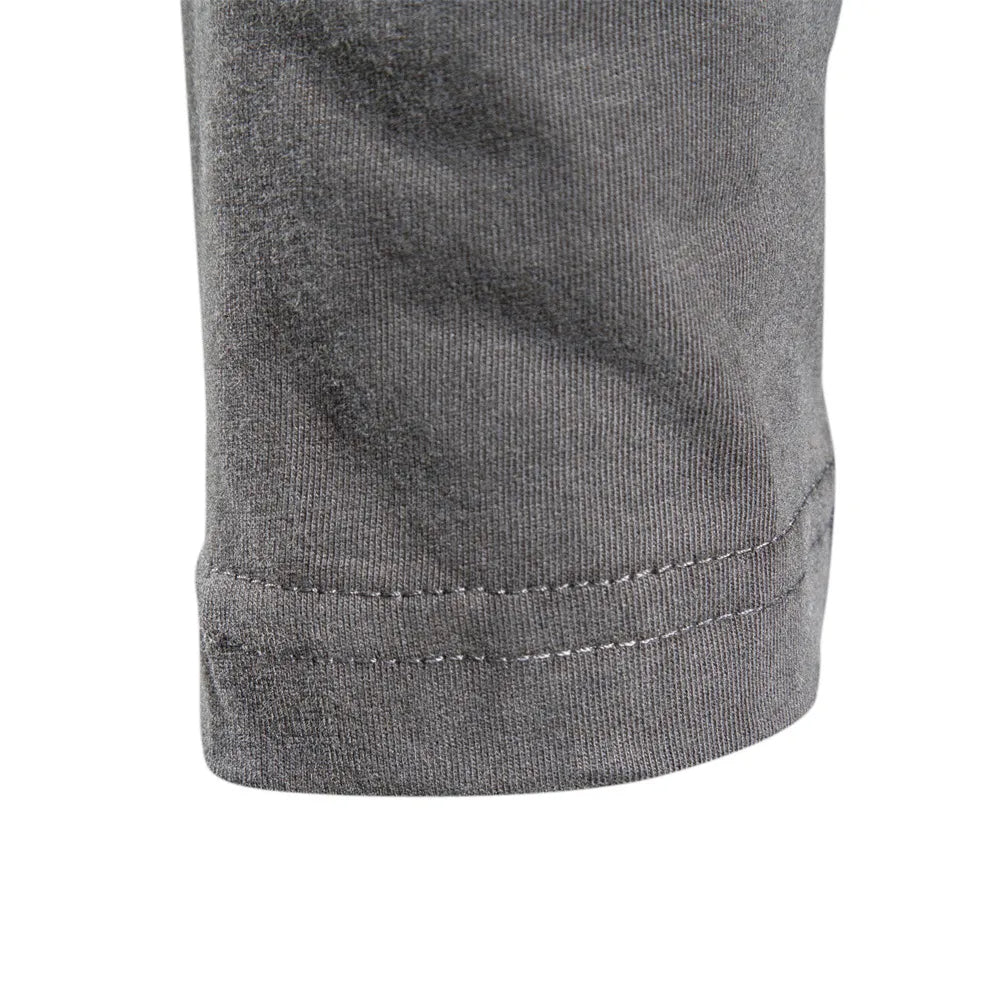Hommes - Chemise décontractée à manches longues en coton - Confortable et élégante pour un look décontracté