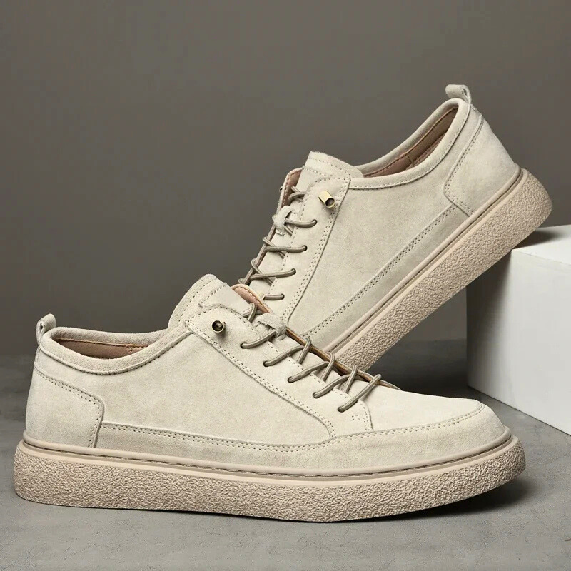 Hommes - Baskets en daim - Cuir - Chaussures décontractées élégantes et confortables pour un style raffiné
