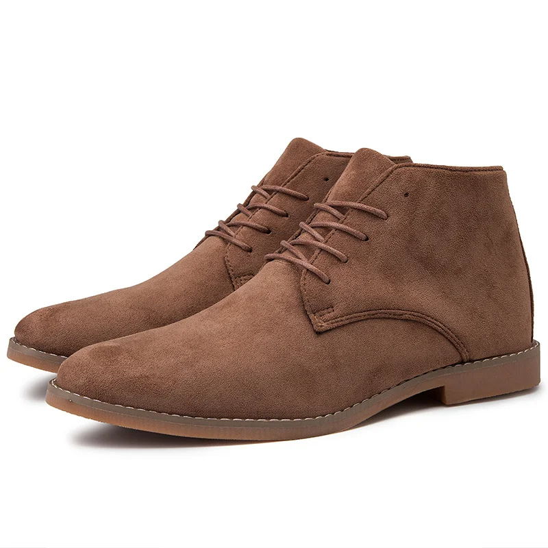 Hommes - bottines élégantes - Bottes en daim de haute qualité pour hommes