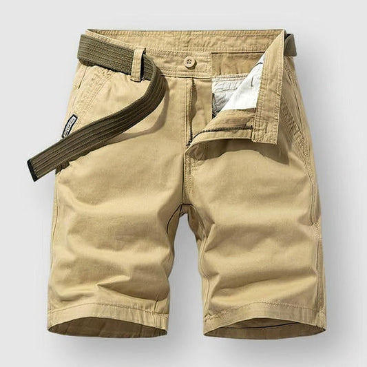 Hommes - Short cargo - Mélange de coton confortable - Polyvalent et élégant pour un usage quotidien