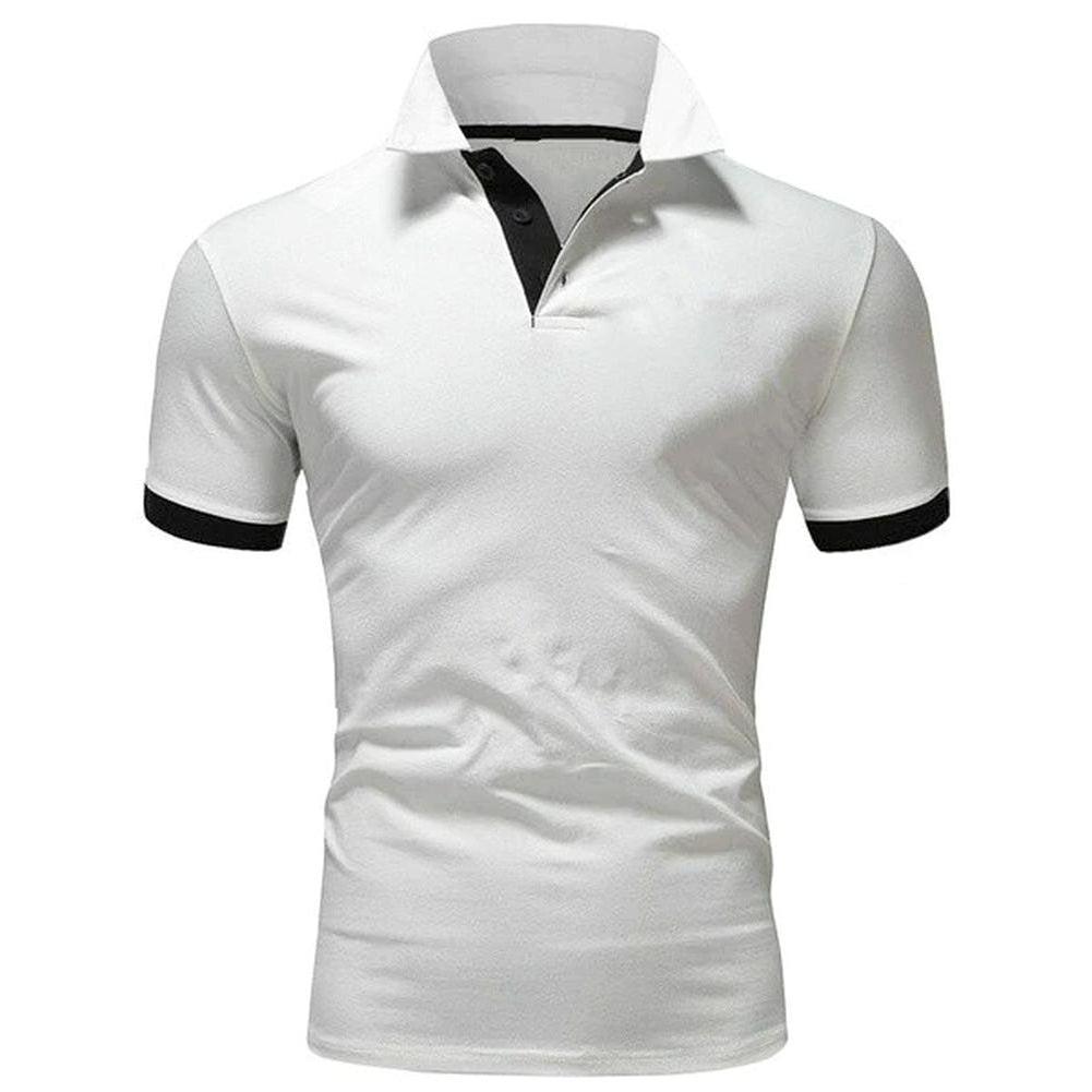 Hommes - Polo - Mélange de coton confortable - Tenue décontractée élégante pour toutes les occasions