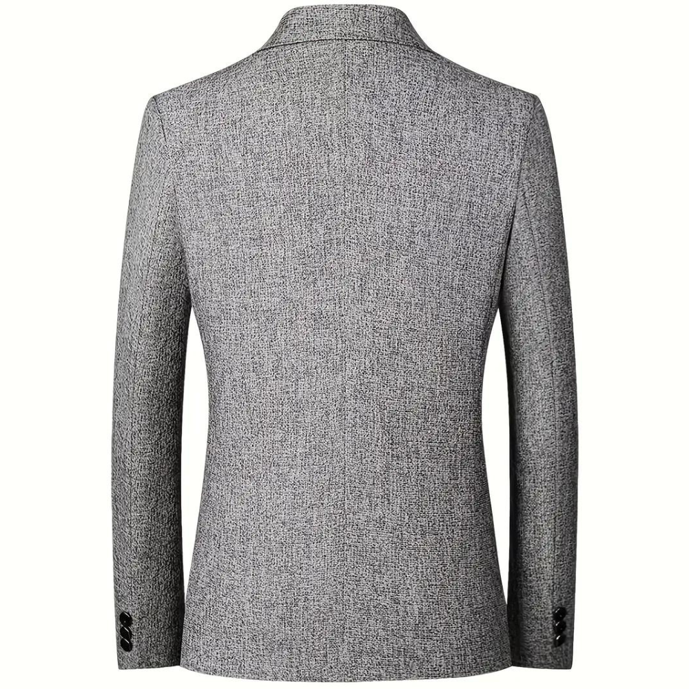 Hommes - Veste blazer élégante à boutonnage unique - Polyester - Costume polyvalent pour toutes les occasions