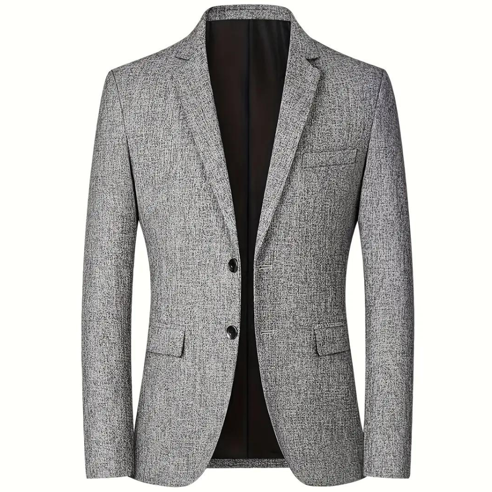 Hommes - Veste blazer élégante à boutonnage unique - Polyester - Costume polyvalent pour toutes les occasions