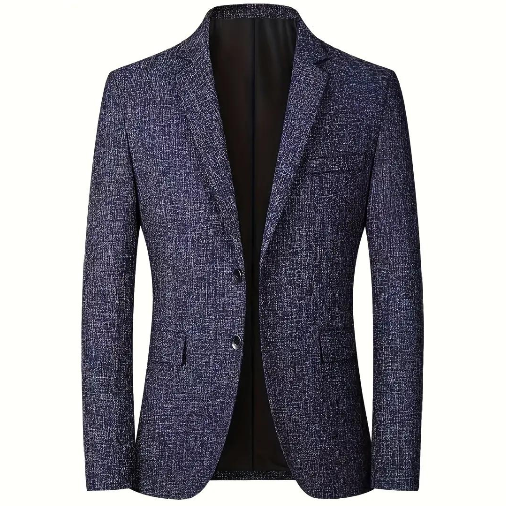 Hommes - Veste blazer élégante à boutonnage unique - Polyester - Costume polyvalent pour toutes les occasions