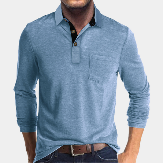 Homme - Polo Tendance - Coton Doux - Style Moderne et Confortable