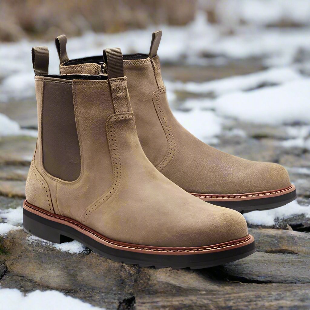 Hommes - Bottes Chelsea - Daim - Style décontracté et élégant - Chaussures tendance pour toutes occasions