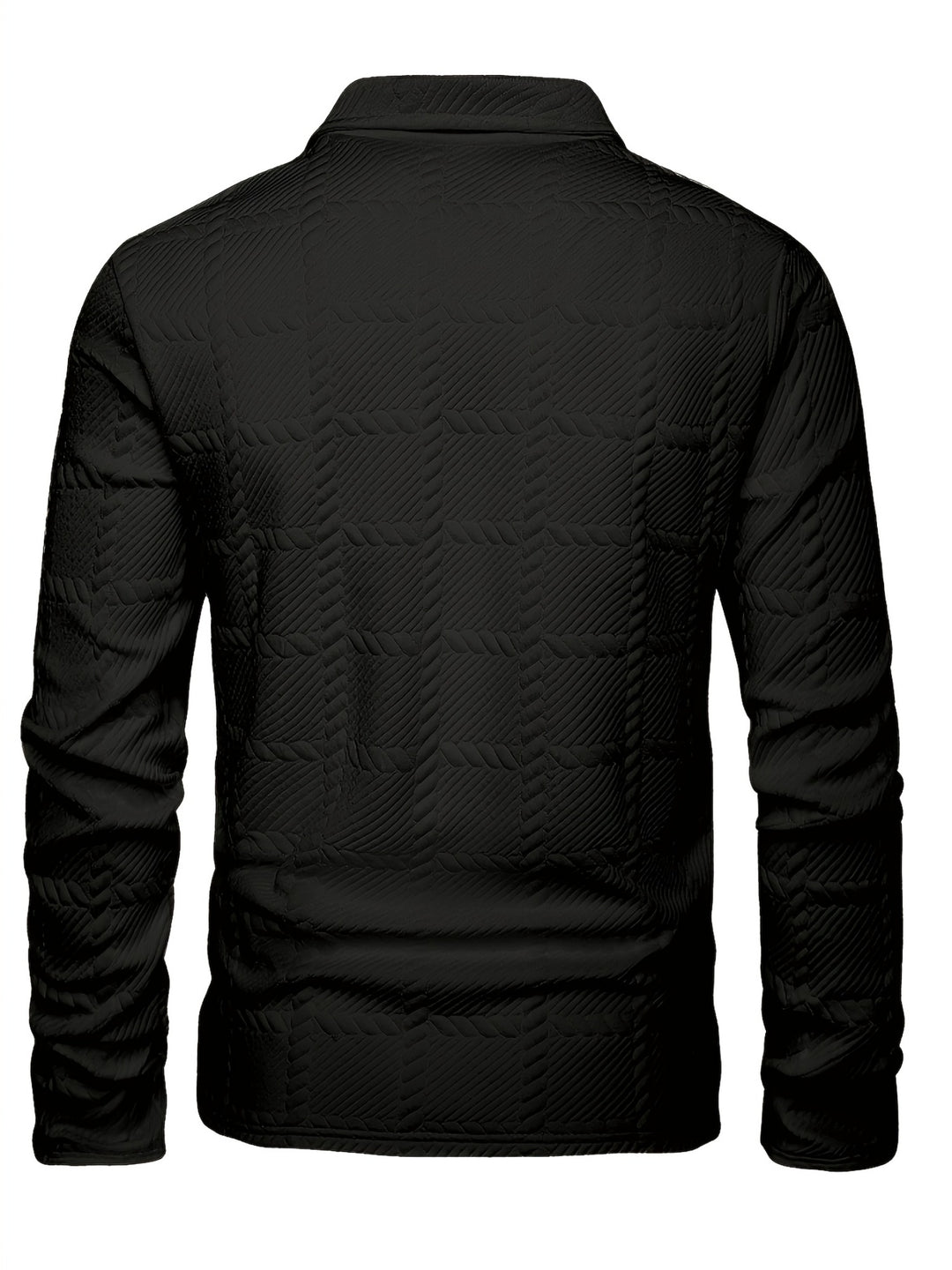 Hommes - Polo en maille - Jacquard - Style raffiné - Vêtement essentiel pour toutes les occasions