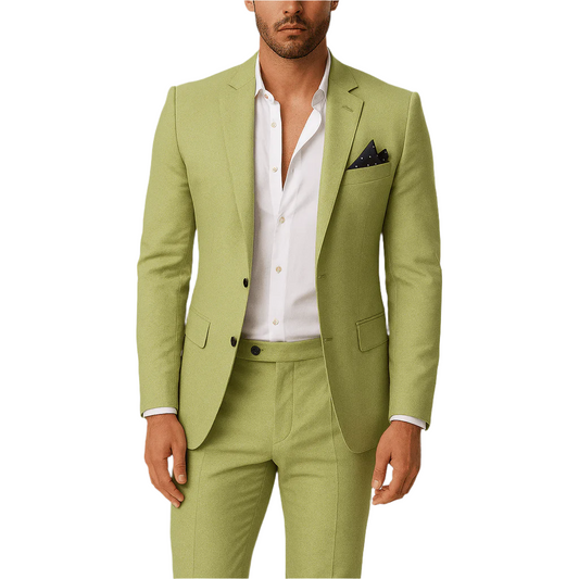 Hommes - Costume classique deux pièces - Tissu durable - Élégant, parfait pour invités de mariage