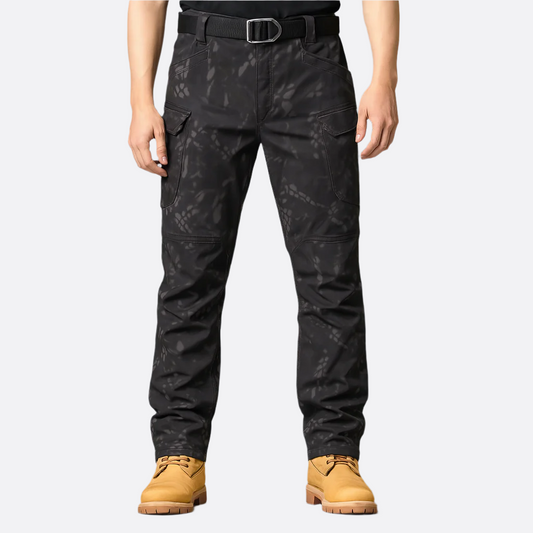 Homme - Pantalon Cargo Multipoches Camouflage - Confortable et Pratique - Mode Outdoor