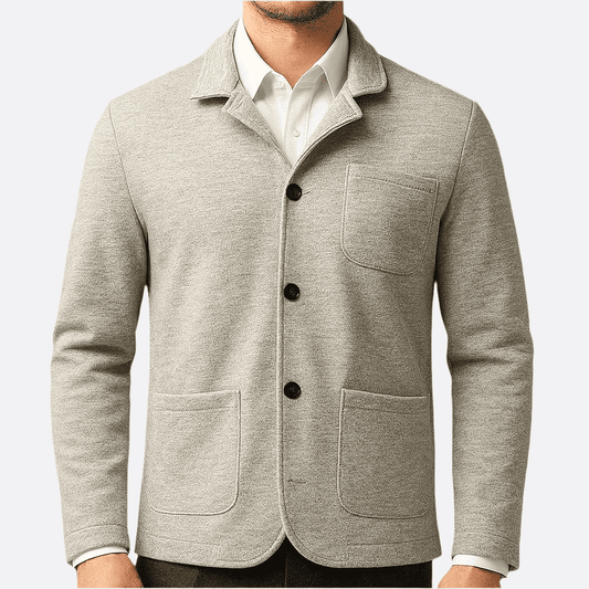 Hommes - Blazer décontracté - Tissu polyvalent - Design élégant  - Vêtement tendance pour toutes les occasions