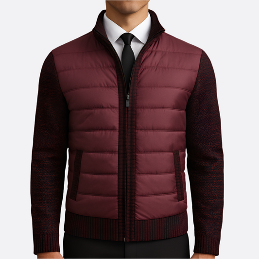 Hommes - Cardigan d'hiver en tricot - Maille douce - Zippé - Confortable et élégant pour les journées froides
