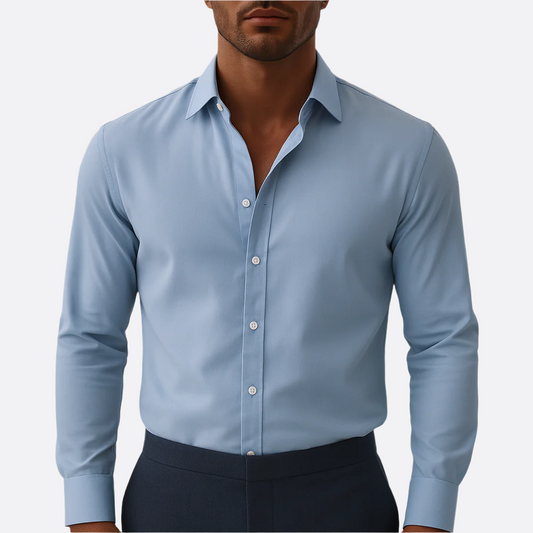 Hommes - Chemise moderne - Tissu confortable - Élégance stylisée pour un look raffiné