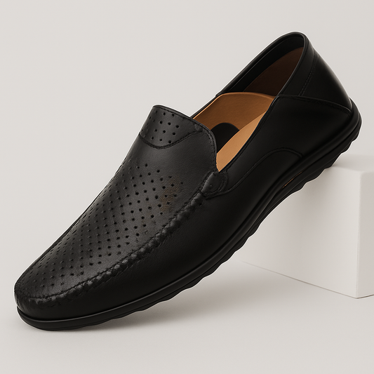Hommes - Mocassins - Cuir véritable - Chaussures confortables et respirantes pour un style élégant