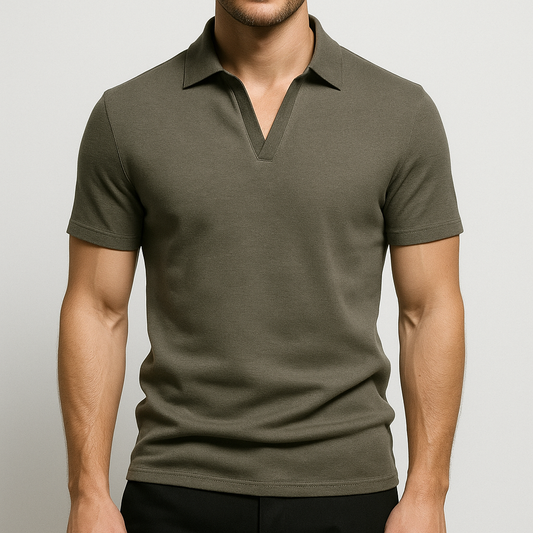 Hommes - Polo à manches courtes - En laine mérinos - Mode printemps élégante