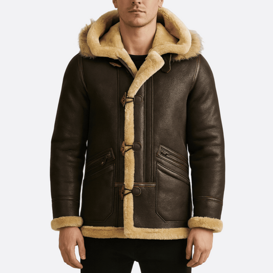Hommes - Veste d'hiver à capuche - Style tendance et chaud - Vêtement d'extérieur idéal