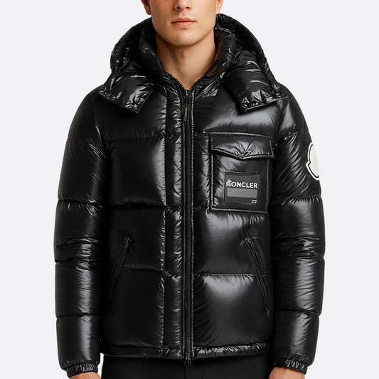 Hommes - Veste en duvet à capuche - Vêtements d'hiver chauds et confortables - Veste chaude pour l'hiver