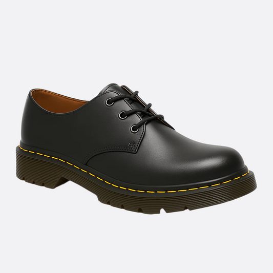 Hommes - Chaussures d'Oxford Élégantes - Cuir Lisse - Lacets Classiques - Style Sophistiqué