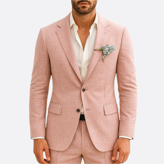 Hommes - Costume pour invités de mariage - Tissu durable - Ensemble veste et pantalon - Idéal pour occasions spéciales