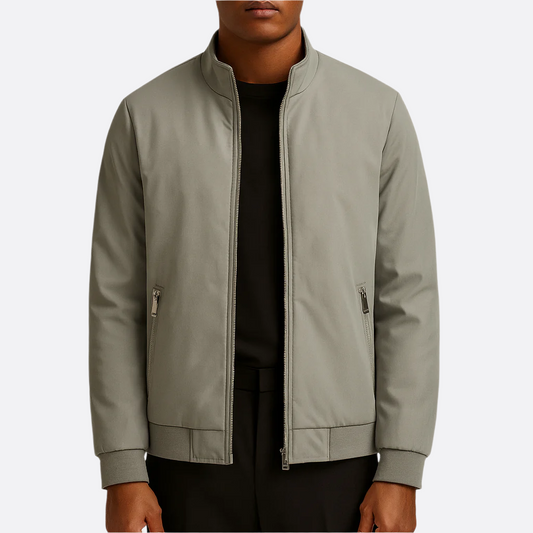 Hommes - Veste Bombardier Doublée - Matériau Durable - Chaude et Déperlante - Idéale pour l'Hiver