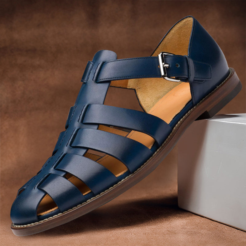 Hommes - Sandales de pêcheur classiques - Cuir - Confortables et respirantes - Style intemporel pour toutes occasions