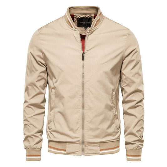 Hommes - Blouson bombardier cintré - Matériaux de qualité - Vêtement d'extérieur élégant - Mode tendance été