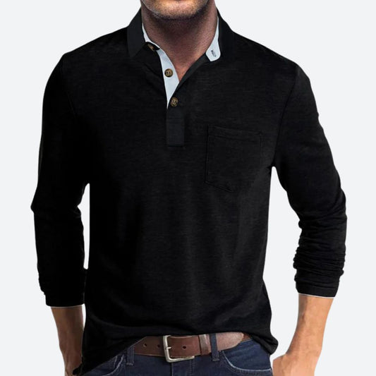 Hommes - Polo Élégant - Coton - Tendance et Confortable - Mode Masculine