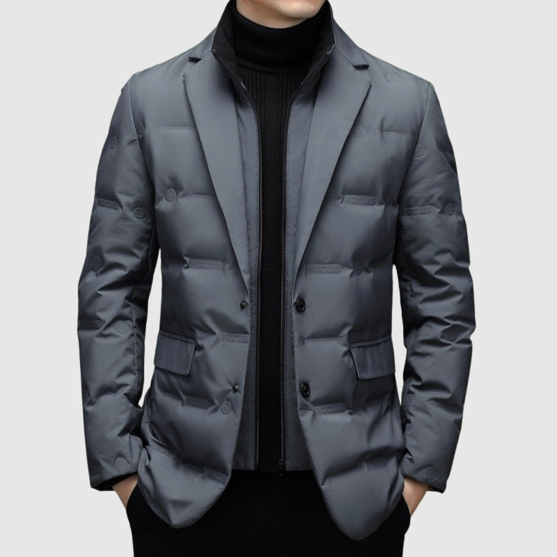 Hommes - Veste Doudoune Essentielle - Polaire - Léger et Élégant - Veste d'Hiver Confortable