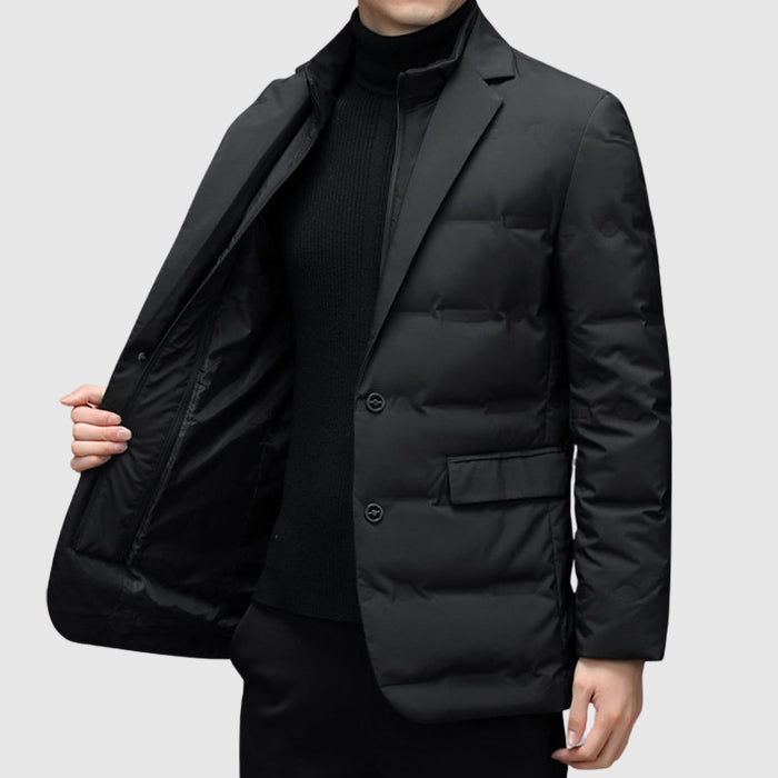 Hommes - Veste Doudoune Essentielle - Polaire - Léger et Élégant - Veste d'Hiver Confortable