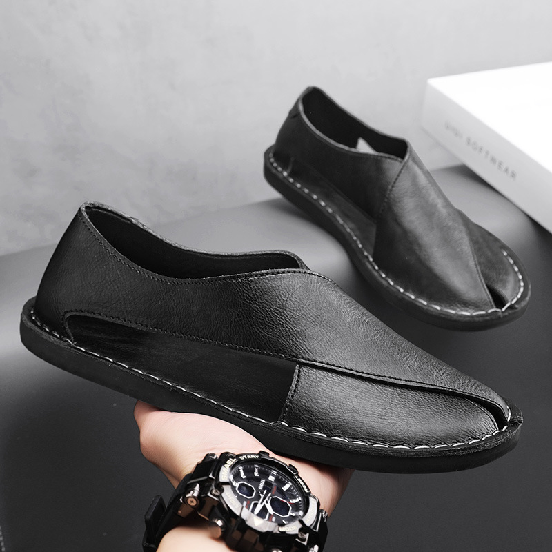 Hommes - Sandales - Cuir - Confortables et élégantes pour un usage quotidien - Chaussures tendance
