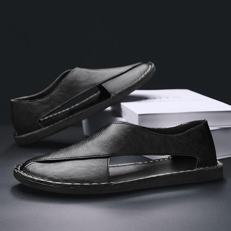 Hommes - Sandales - Cuir - Confortables et élégantes pour un usage quotidien - Chaussures tendance