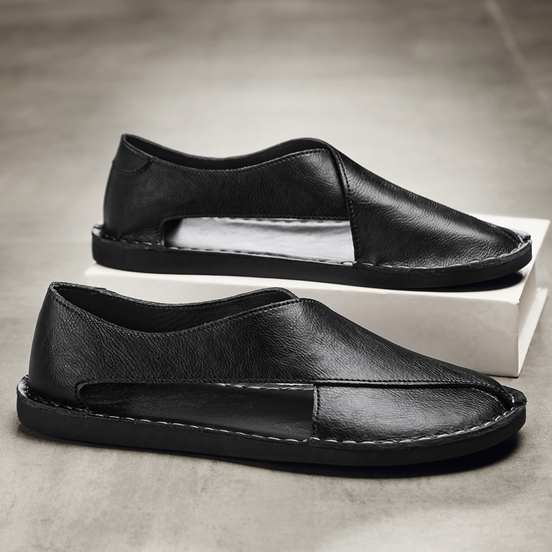 Hommes - Sandales - Cuir - Confortables et élégantes pour un usage quotidien - Chaussures tendance