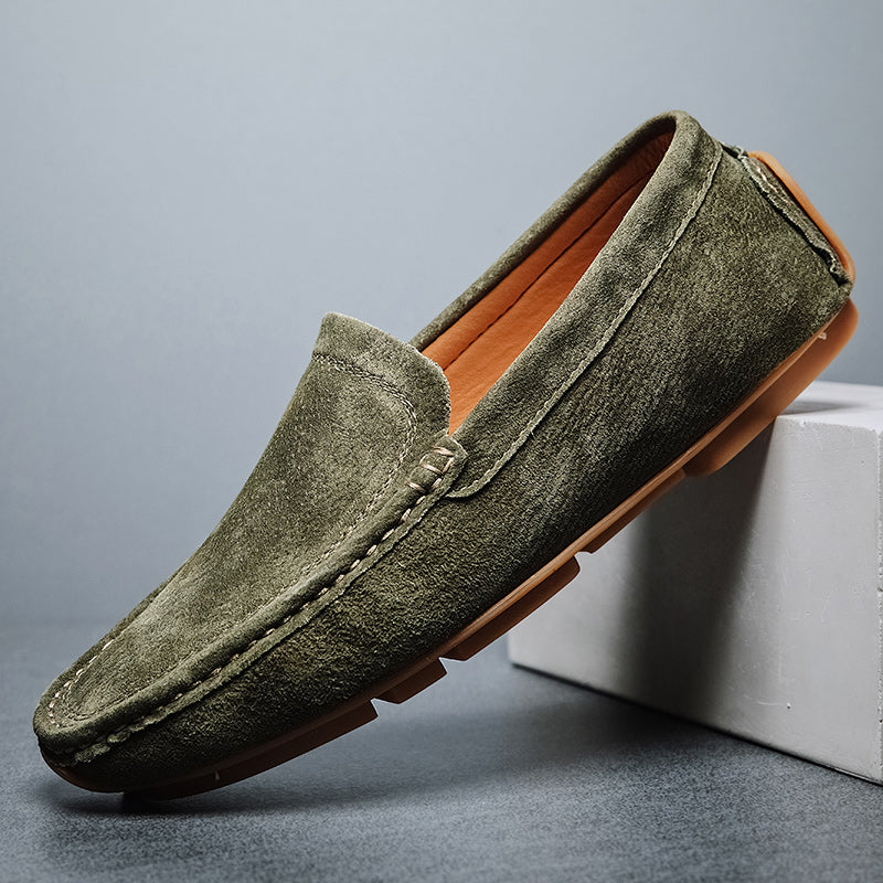 Hommes - Mocassins - Daim - Mocassins Coastline en daim élégants pour un confort stylé au quotidien