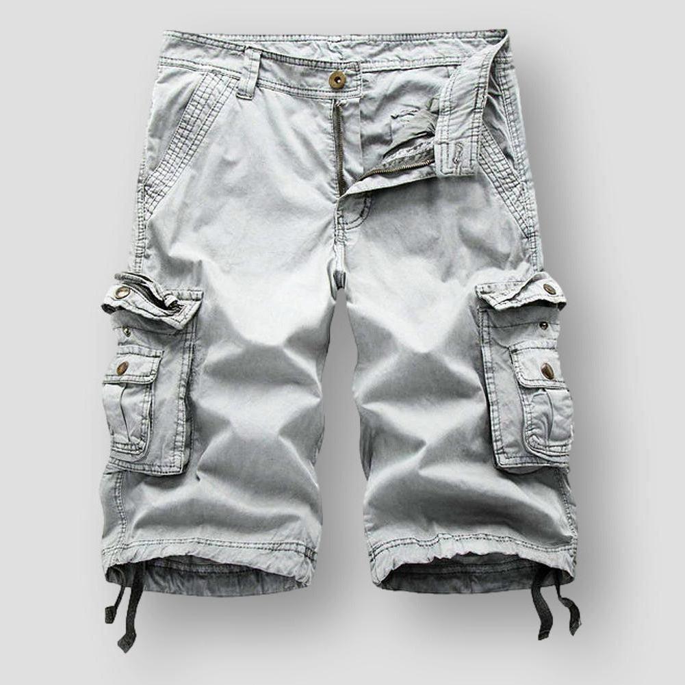 Homme - Pantalon cargo court - Coton Style Trail Blazer confortable - Idéal pour les aventures en plein air